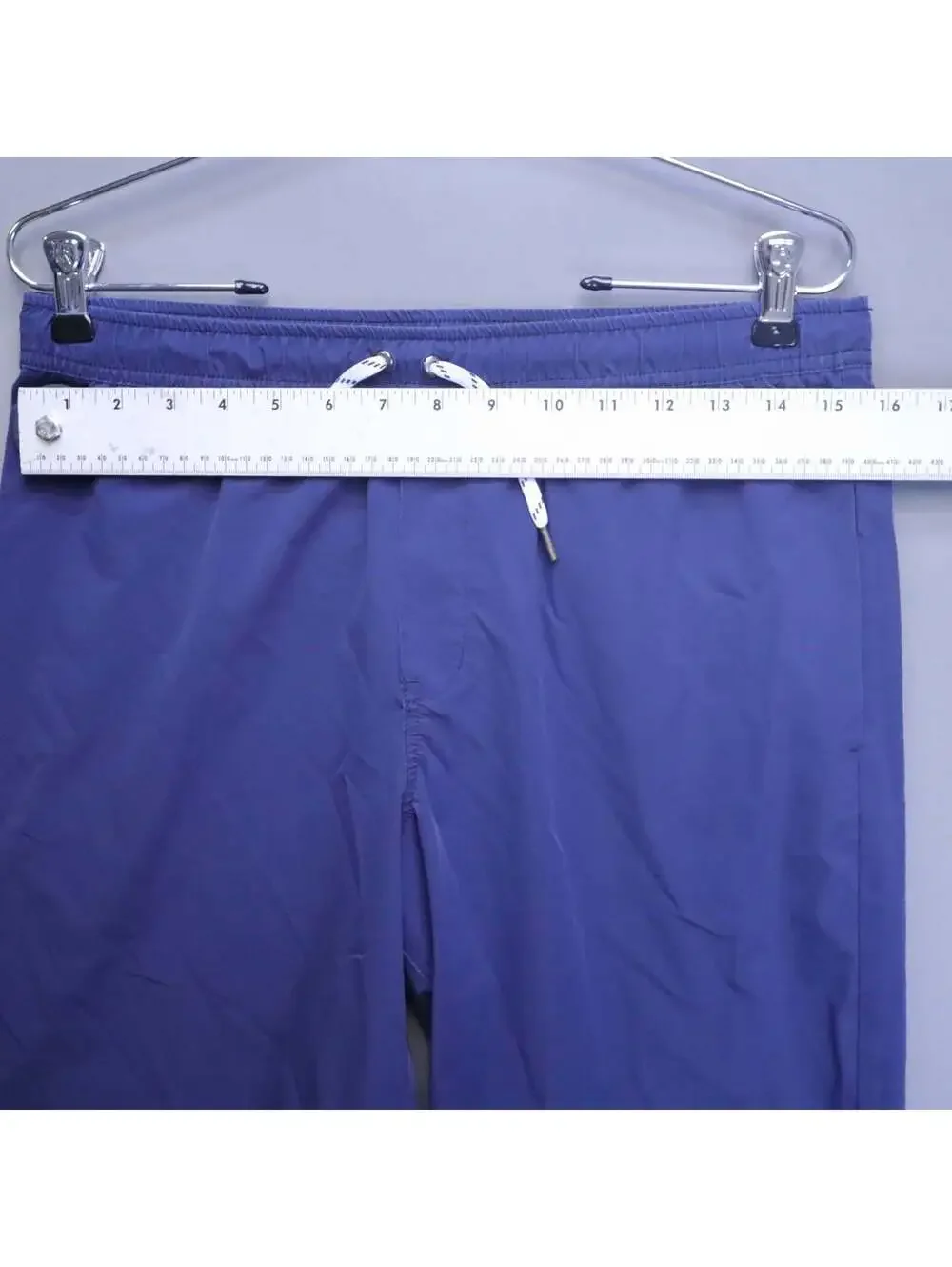 Polo Ralph Lauren Boys XL 18-20 blue Swim Trunks Coral Pony Board Shorts Mens S
